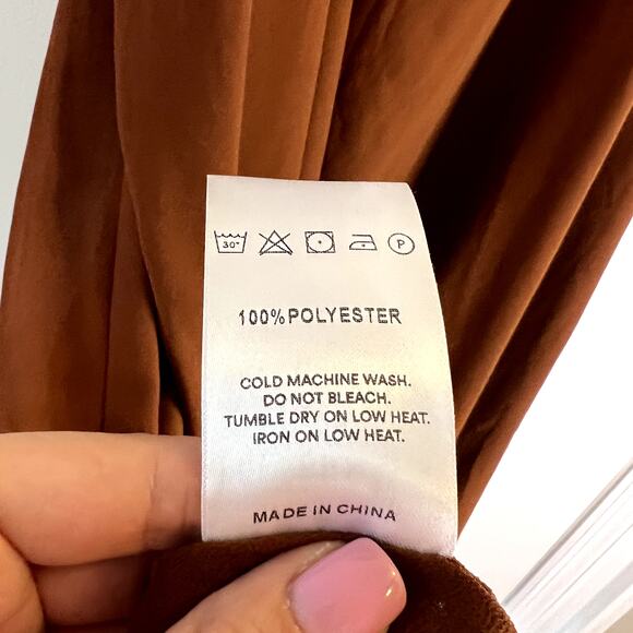 peppermayo Marjoram Maxi Dress Brown size 6 New - Picture 7 of 7